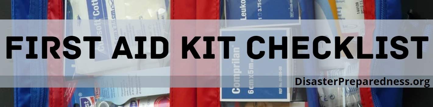 First Aid Kit Checklist