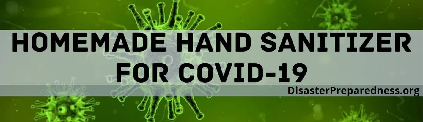 Homemade Hand Sanitizer for COVID-19